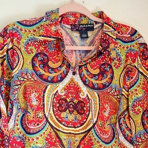 Womens Peck And Peck Button Down Shirt.